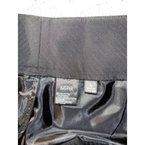 Kasper Pants Womens 16 Wide Subtle Stripe High Rise Trouser Flatter Minimalist - Picture 5 of 9